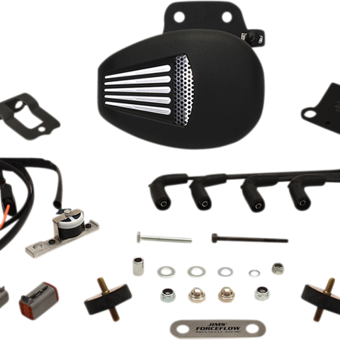 JIMS Forceflow Head Cooler - Black - Softail Forceflow Cooler - Team Dream Rides