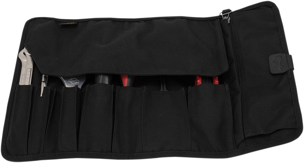 BURLY BRAND Tool Bag - Black - Cordura Tool Bag - Team Dream Rides