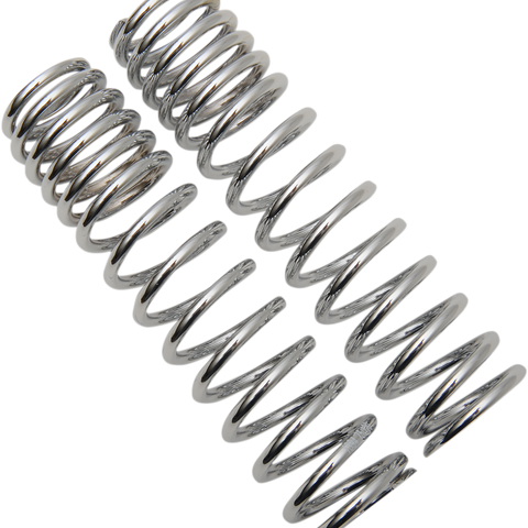 PROGRESSIVE SUSPENSION Shock Springs - 12-Series - Chrome - 105-150 lb/in 12  Series Shock Springs - Team Dream Rides