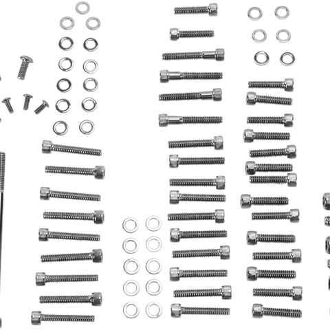 DRAG SPECIALTIES Bolt Kit Motor Smooth Socket-Head Bolt Set - Team Dream Rides