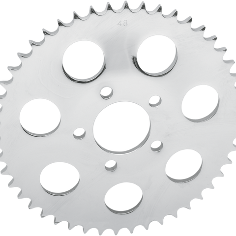 DRAG SPECIALTIES Rear Sprocket - Chrome - Dished -  49-Tooth 530 Chain Conversion Rear Sprocket - Team Dream Rides