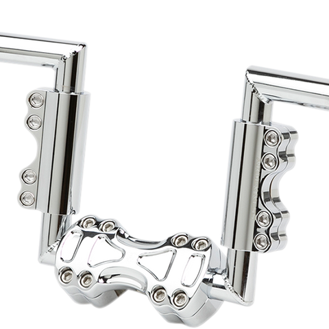 ARLEN NESS Chrome Modular Handlebar Clamp Modular Adjustable Handlebar Clamp for 1