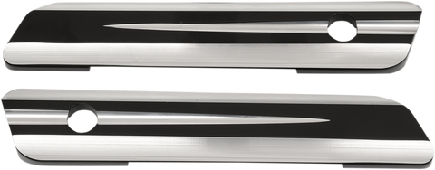 DRAG SPECIALTIES Hinge Covers - Black - FLT 14-19 Saddlebag Hinge Covers - Team Dream Rides