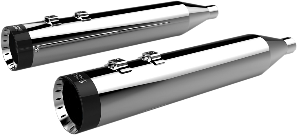 KHROME WERKS Mufflers - Chrome with Turbine Tip HP-Plus 4.5" Slip-On Mufflers - Team Dream Rides