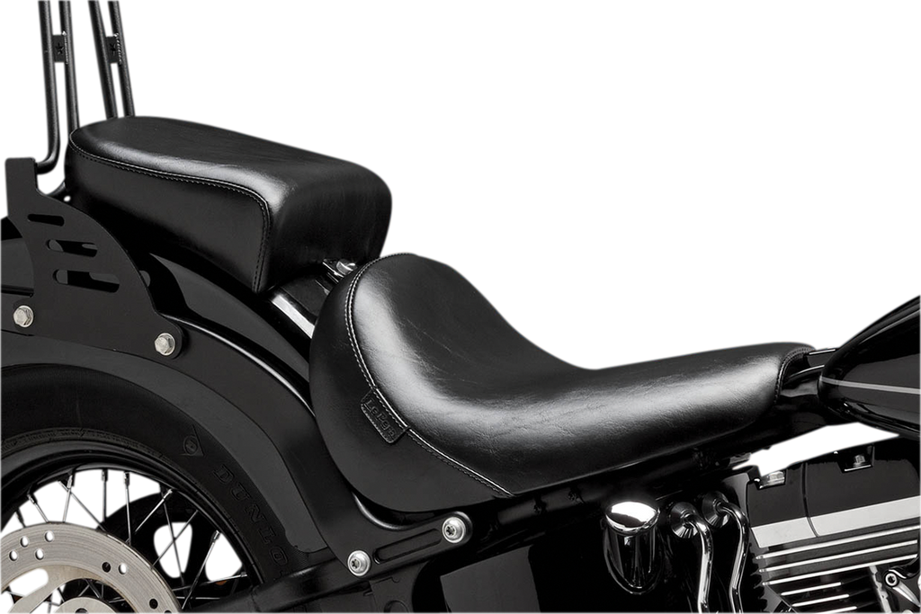 LE PERA Pillion Seat - Deluxe - FXS '11-'13 Bare Bones Series  Pillion Pad — Smooth - Team Dream Rides