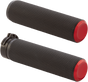 ARLEN NESS Red Knurled Grips for Cable Fusion Knurled Grips - Team Dream Rides