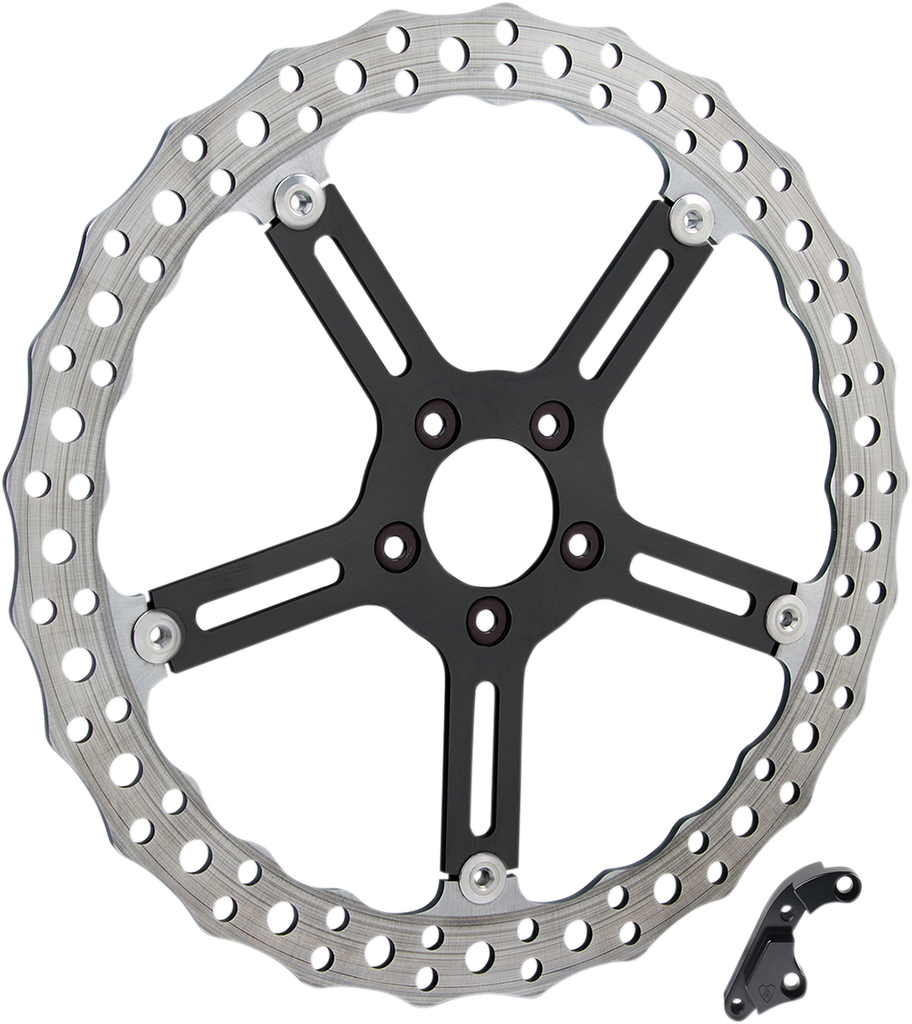 ARLEN NESS Jagged Brake Rotor - 15" - Left - Hub-Mount Big Brake Jagged Floating Rotor Kit - Team Dream Rides