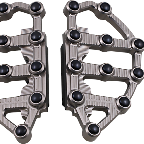 ARLEN NESS MX Passenger Floorboards - Titanium MX Billet Floorboards - Team Dream Rides