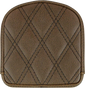SADDLEMEN Lattice Stitched Sissy Bar Pad - Brown Sissy Bar Pad - Team Dream Rides