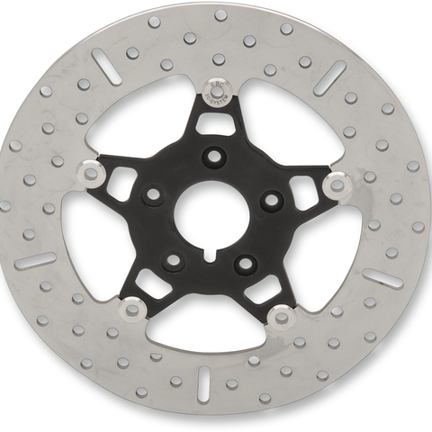 EBC Brake Rotor - Black Carrier - FSD009BLK FSD Series Stainless Steel Front Brake Rotor for Big Twins - Team Dream Rides