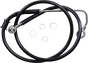 DRAG SPECIALTIES Brake Line - +4" - Black - '15-'17 Softail Extended Length Stainless Steel Brake Line - Team Dream Rides