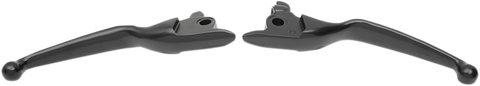 DRAG SPECIALTIES Black Lever Set Wide Blade Lever Set - Team Dream Rides