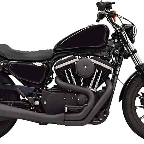 BASSANI XHAUST Road Rage Exhaust - Black - '04-'20 XL Road Rage 2:1 Exhaust System - Team Dream Rides
