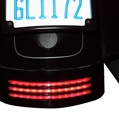 CUSTOM DYNAMICS TriBar LED Light - Smoke LED Tribar Taillight - Team Dream Rides