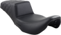 SADDLEMEN Step Up Seat - Passenger Lattice Stitched - Black Step Up Seat — Rear Lattice Stitch - Team Dream Rides