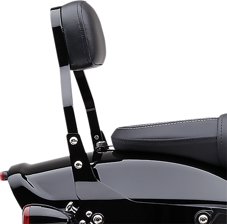 COBRA Backrest Kit - 11" - Black - FXFBS Detachable Backrest Kit - Team Dream Rides
