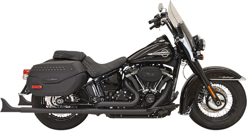 BASSANI XHAUST Fishtail Exhaust without Baffle - 33" Fishtail True Dual Exhaust System - Team Dream Rides