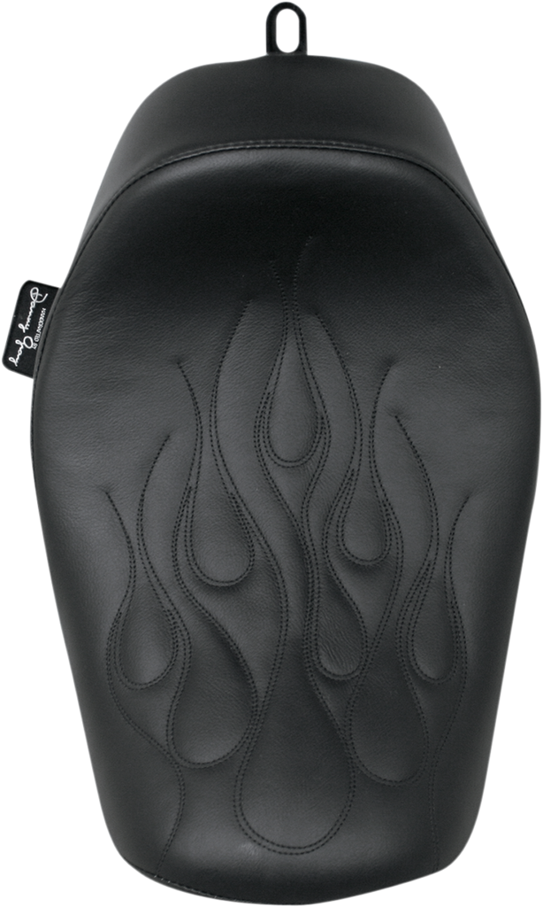 DANNY GRAY Buttcrack Seat - FXD '06-'17 Buttcrack™ Solo Seat — Flame Stitched - Team Dream Rides