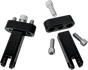 DRAG SPECIALTIES Passenger Peg Mounts - Black Passenger Footpeg Mount Kits - Team Dream Rides