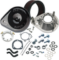 S&S CYCLE Air Cleaner Twin Cam Tear Drop Gloss Black Air Cleaner Kit - Team Dream Rides