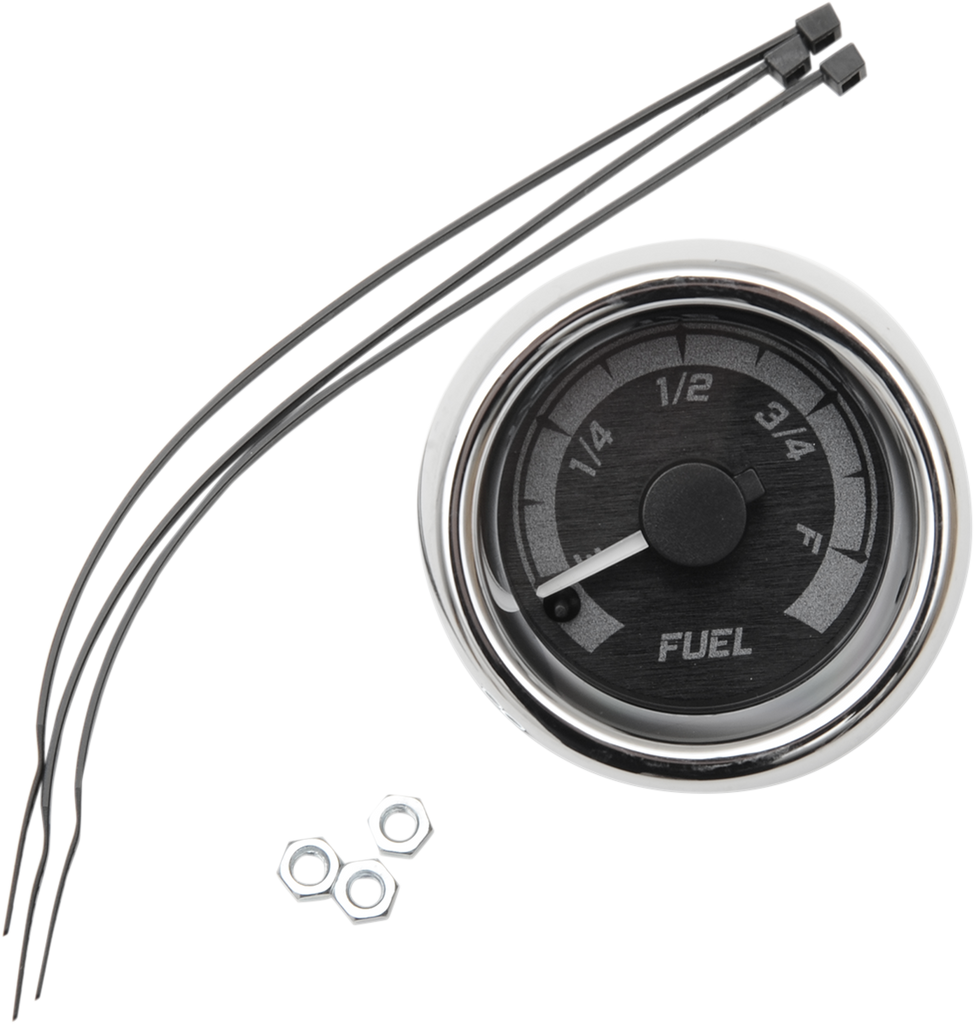 DAKOTA DIGITAL Fuel Gauge - Chrome Replacement Analog Gauge - Team Dream Rides