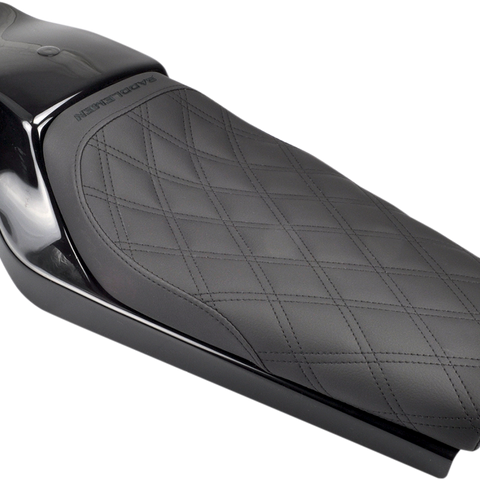 SADDLEMEN Lattice Stitched Tracker Seat Tracker Solo Seat - Team Dream Rides