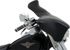 MEMPHIS SHADES HD Batwing Spoiler Shield - 9" - Dark Black Smoke Batwing Spoiler Windshield - Team Dream Rides