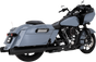 VANCE & HINES 4.5" Torquer Mufflers for '95-'16 FL - Black Torquer 450 Slip-On Mufflers - Team Dream Rides