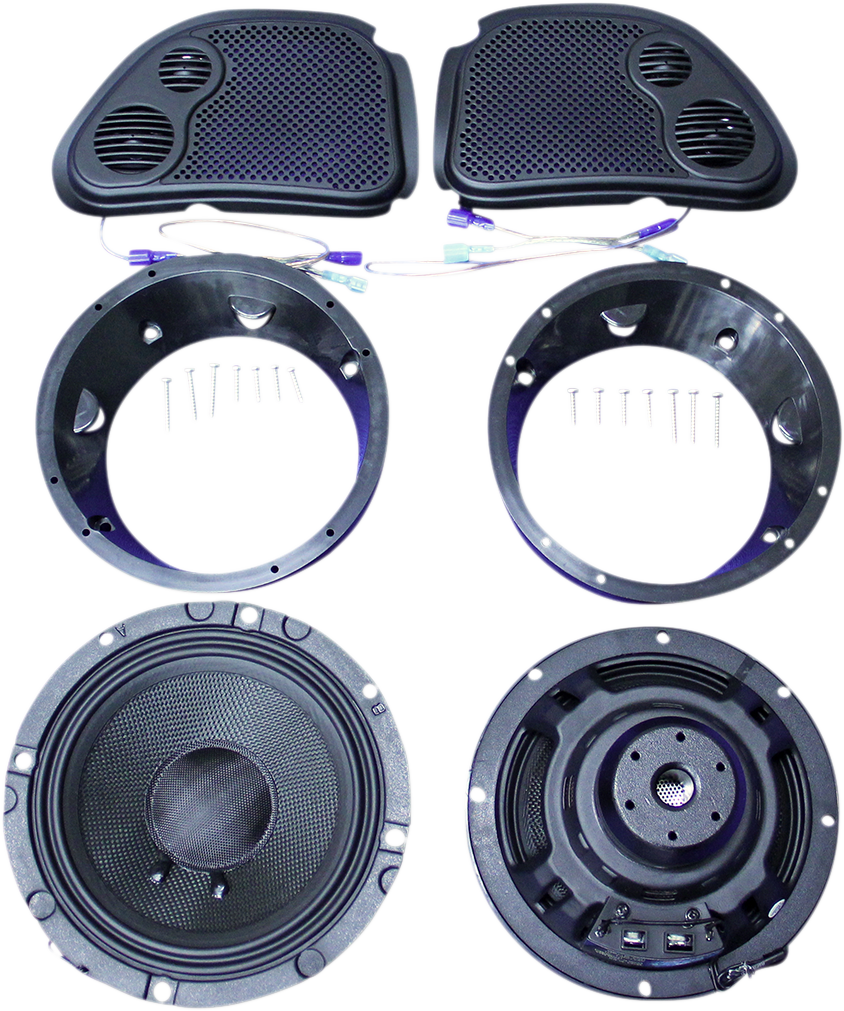 J & M Front Fairing Speaker Rokker® XXR 6.71" Speaker Kit - Team Dream Rides