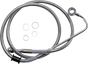 DRAG SPECIALTIES Brake Line - +6" - Stainless Steel - '15-'17 Softail Extended Length Stainless Steel Brake Line - Team Dream Rides