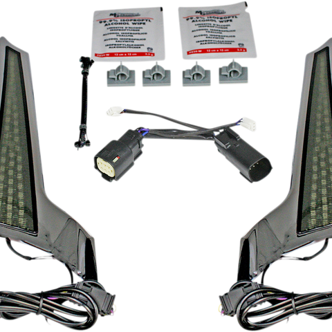 CUSTOM DYNAMICS Fascia LED Light Panels - Chrome/Smoke Fascia LED Panels - Team Dream Rides