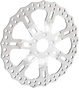 ARLEN NESS Front Rotor - 7 Valve - 14" - Chrome Two-Piece Floating Brake Rotor - Team Dream Rides