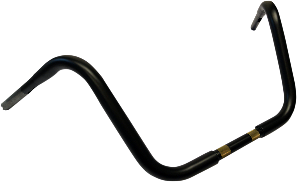 DRAG SPECIALTIES Flat Black 12" Buffalo Ape Handlebar for TBW 1-1/4" Buffalo Touring Handlebar - Team Dream Rides