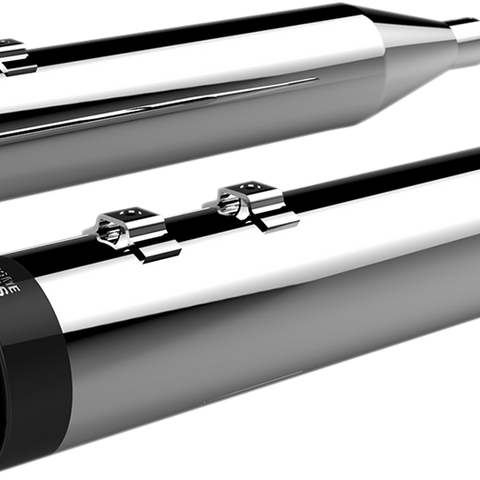 KHROME WERKS Mufflers - Chrome with Turbine Tip HP-Plus 4.5