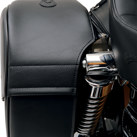 SADDLEMEN Drifter Teardrop Saddlebags with Shock Cutaway Drifter Teardrop Saddlebags with Shock Cutaway - Team Dream Rides