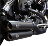 S&S CYCLE Slash Cut Mufflers - Black Slash Cut Slip-On Mufflers - Team Dream Rides