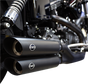 S&S CYCLE Slash Cut Mufflers - Black Slash Cut Slip-On Mufflers - Team Dream Rides