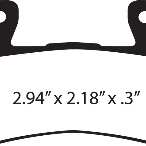 EBC HH Brake Pads - FA296HH Sintered Metal Harley/Buell  Brake Pad - Team Dream Rides