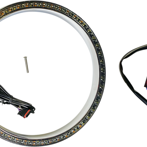 CUSTOM DYNAMICS Sequential Trim Ring - Chrome ProBEAM® Turn Signal Ring Trim - Team Dream Rides