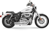 BASSANI XHAUST FireSweep Exhaust - Chrome - Sportster FireSweep Series Exhaust System - Team Dream Rides