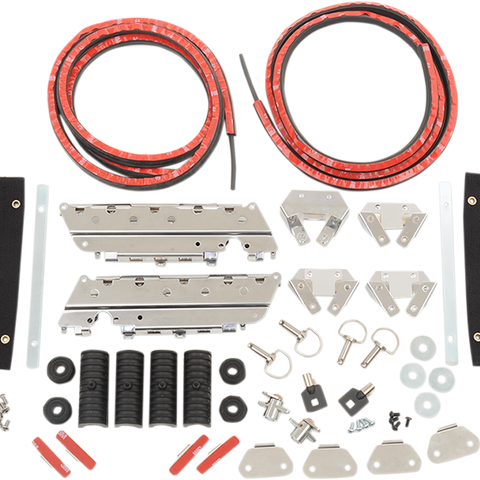 DRAG SPECIALTIES Saddlebag Hardware with Tether Saddlebag Hardware Kit - Team Dream Rides