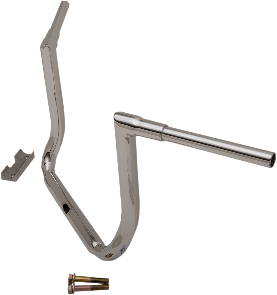 LA CHOPPERS Chrome 14" Grande Twin Peaks Handlebar for FLHT 1-1/2" Grande Twin Peaks Touring Handlebar - Team Dream Rides