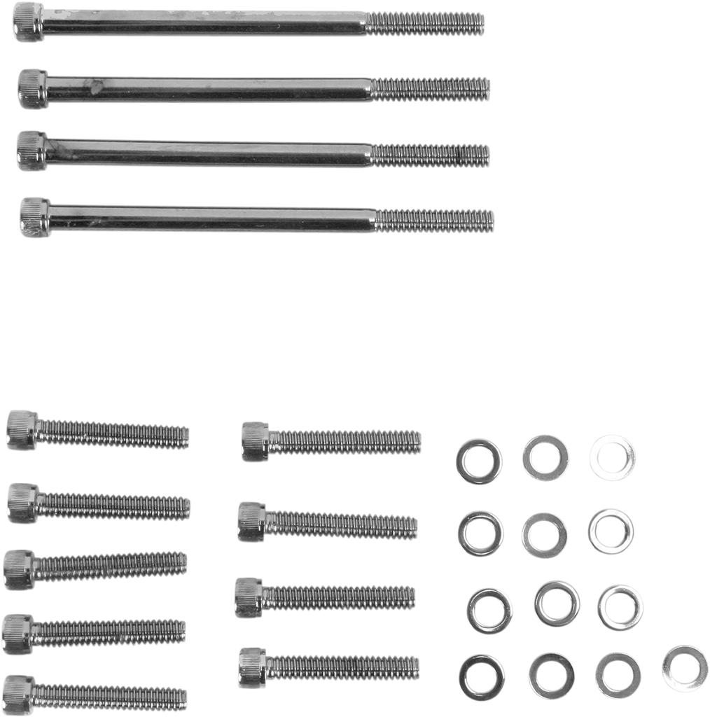 DRAG SPECIALTIES Bolt Kit Primary Knurled Socket-Head Bolt Set - Team Dream Rides