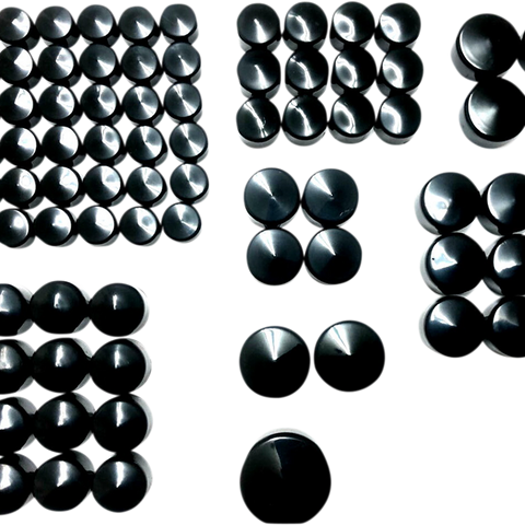 DRAG SPECIALTIES Covers Bolt M8 Complete Black Bolt Cover Deluxe Kit - Team Dream Rides