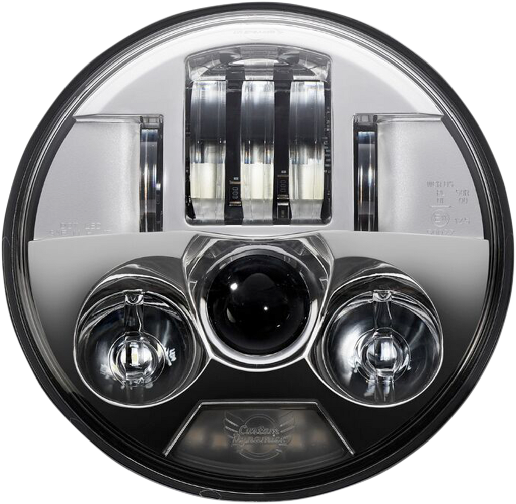 CUSTOM DYNAMICS ProBEAM LED Headlamp 5.75" - Chrome 5.75" ProBEAM® LED Headlamp - Team Dream Rides