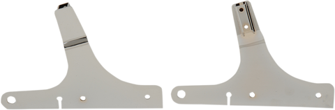 DRAG SPECIALTIES Side Plates - FXSTD - Chrome Sissy Bar Side Plates - Team Dream Rides