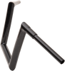 TODD'S CYCLE Gloss Black 1-1/2" Strip Handlebar with 10" Rise 1-1/2" Strip Handlebar - Team Dream Rides