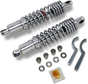 DRAG SHOCKS Premium Ride-Height Adjustable Shocks - Chrome - Standard - 12.5" Premium Ride-Height Adjustable Shocks — 12.00" - Team Dream Rides