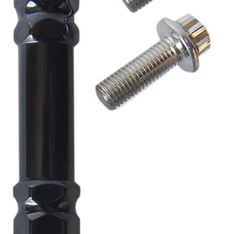 ALLOY ART Shifter Linkage - Black Anodized Mid-Control Shift Linkage - Team Dream Rides