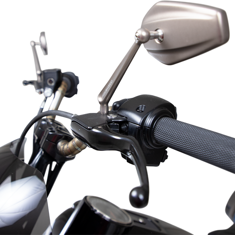 ARLEN NESS Mini Stocker Mirror - Titanium - Left Mini Stocker Mirror - Team Dream Rides